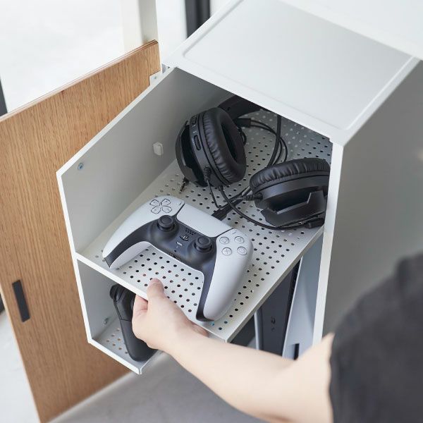 山崎実業 ゲーム機収納ラック タワー tower | インテリア雑貨・タワー