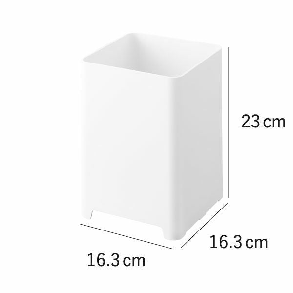 山崎実業 水が抜けるゴミ箱 タワー 5L tower | バスグッズ・タワーシリーズ・ゴミ箱