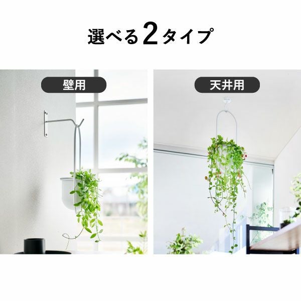 山崎実業 吊り下げできるプランターフック タワー 石こうボード壁対応