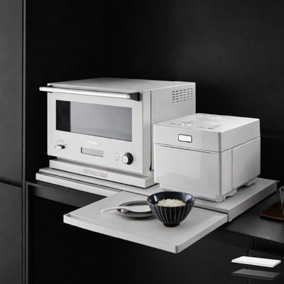 山崎実業 キッチン家電下スライドテーブル タワー W80 tower 