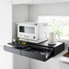 山崎実業 ツーウェイキッチン家電下引き出し＆スライドテーブル タワー W80 tower | キッチン雑貨・タワーシリーズ