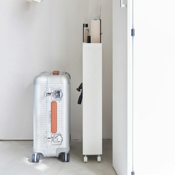 山崎実業 キャスター付き 長物収納スリムワゴン タワー tower | インテリア雑貨・タワーシリーズ