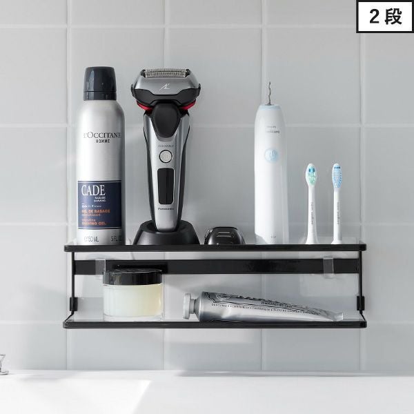 山崎実業 フィルムフックサニタリーラック タワー 2段 tower | バスグッズ・タワーシリーズ