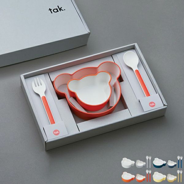 tak. KIDS DISH gift box bear mine 4点セット | キッチン雑貨・食器
