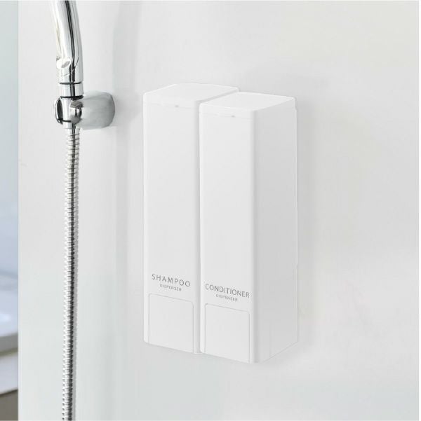 山崎実業 下から出るマグネットディスペンサー タワー 2点セット tower | バスグッズ・タワーシリーズ