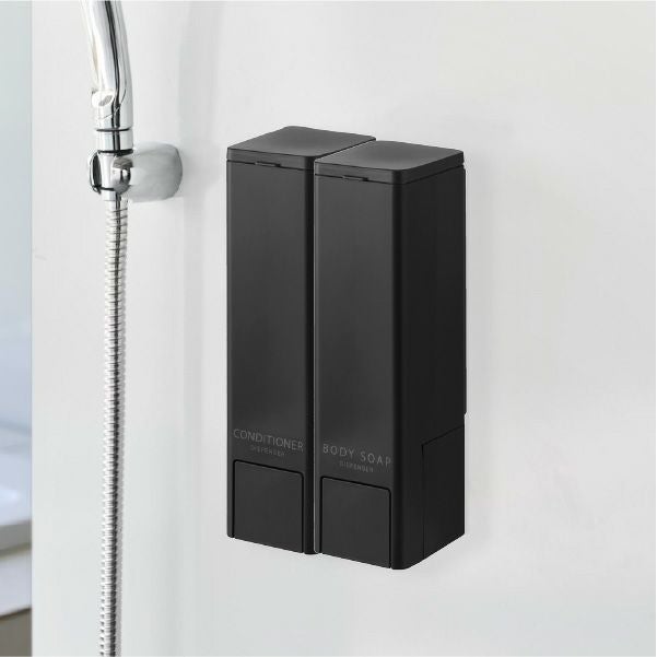 山崎実業 下から出るマグネットディスペンサー タワー 2点セット tower | バスグッズ・タワーシリーズ