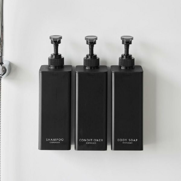 山崎実業 たっぷり洗剤が出るマグネットディスペンサー タワー 3点セット tower | バスグッズ・タワーシリーズ