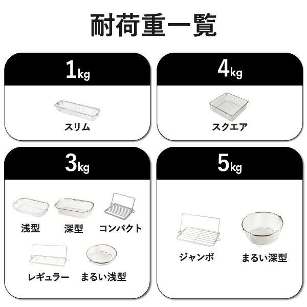 BWSセレクション すっきり暮らす水切りかご まるい浅型 ｜キッチン雑貨・水切りカゴ