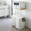 山崎実業 分別ゴミ箱上ラック タワー tower | キッチン雑貨・タワーシリーズ
