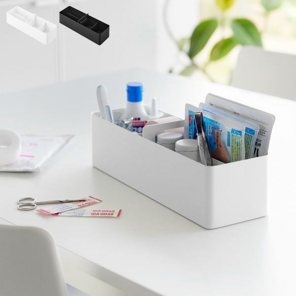 山崎実業 ハンドル付きスリム収納ボックス タワー tower | インテリア