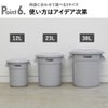 THOR ソー ROUND CONTAINER 23L 2個セット | インテリア雑貨・ゴミ箱