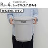 THOR ソー ROUND CONTAINER 23L 3個セット | インテリア雑貨・ゴミ箱
