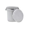 THOR ソー ROUND CONTAINER 23L ふた付き 2個セット | インテリア雑貨・ゴミ箱
