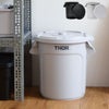THOR ソー ROUND CONTAINER 38L ふた付き 3個セット | インテリア雑貨・ゴミ箱