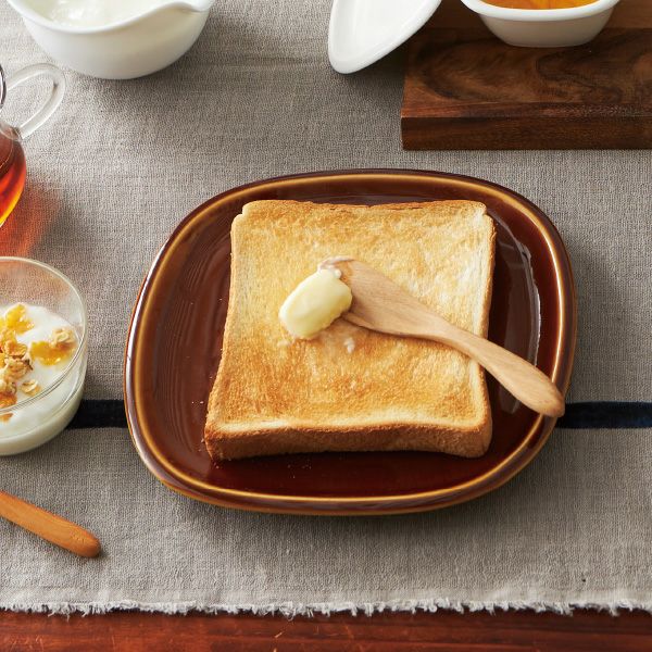 miyama クラスト パン皿 小枝柄 飴釉 | キッチン雑貨・食器 | モノ