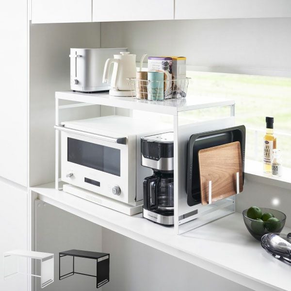 山崎実業 スチールパネル付きレンジラック タワー W75 tower