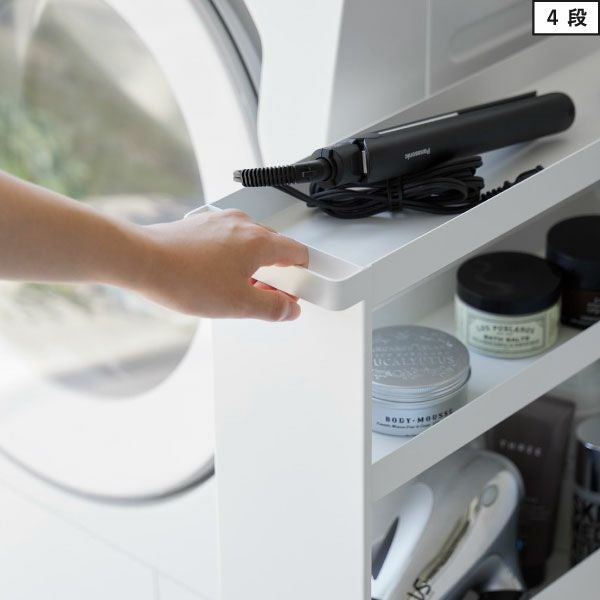 山崎実業 キャスター付きスリムワゴン タワー 4段 tower | キッチン雑貨・タワーシリーズ