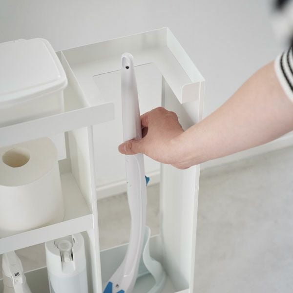 山崎実業 キャスター付きトイレスリムワゴン タワー 3段 tower | トイレ雑貨・タワーシリーズ