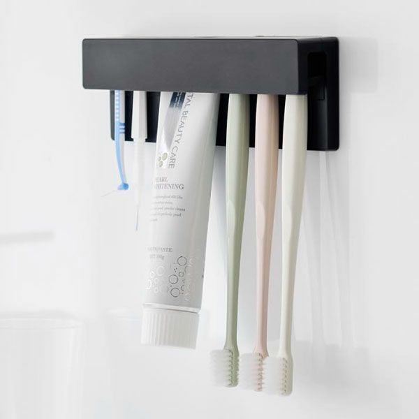 山崎実業 フィルムフック差し込み式歯ブラシ＆チューブホルダー タワー W18 tower | バスグッズ・タワーシリーズ