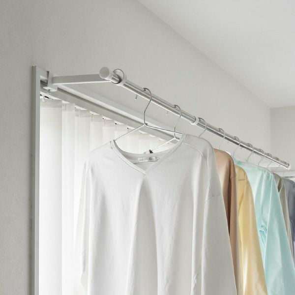 山崎実業 鴨居室内物干しポールホルダー タワー 奥行ワイド tower | バスグッズ・タワーシリーズ