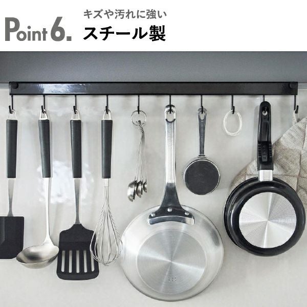 山崎実業 レンジフードフック タワー 10連 tower｜キッチン雑貨・タワーシリーズ