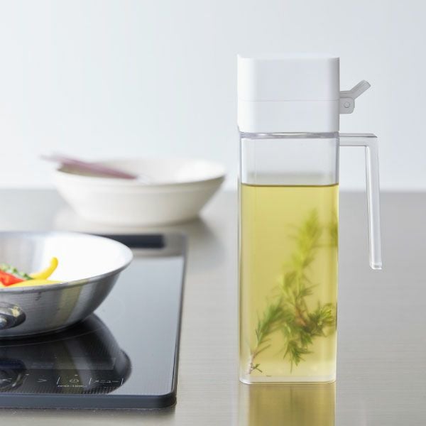 山崎実業 蓋付き調味料ボトル タワー tower