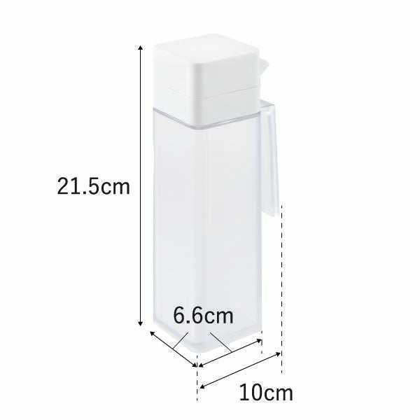 山崎実業 蓋付き調味料ボトル タワー tower