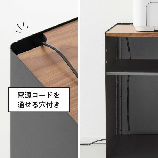山崎実業 隠せるテレワークワゴン タワー tower | インテリア雑貨