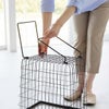 山崎実業 折り畳み脚付きランドリーバスケット tower | インテリア雑貨・タワーシリーズ