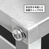 足立製作所 ステンレス作業台ワゴン 引き出し付 | キッチン雑貨・ワゴン