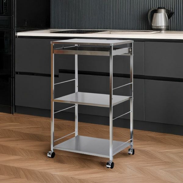 足立製作所 ステンレス作業台ワゴン 引き出し付 | キッチン雑貨