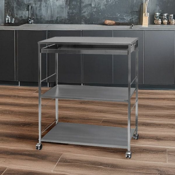 足立製作所 ステンレス作業台ワゴン 引き出し付 | キッチン雑貨・ワゴン
