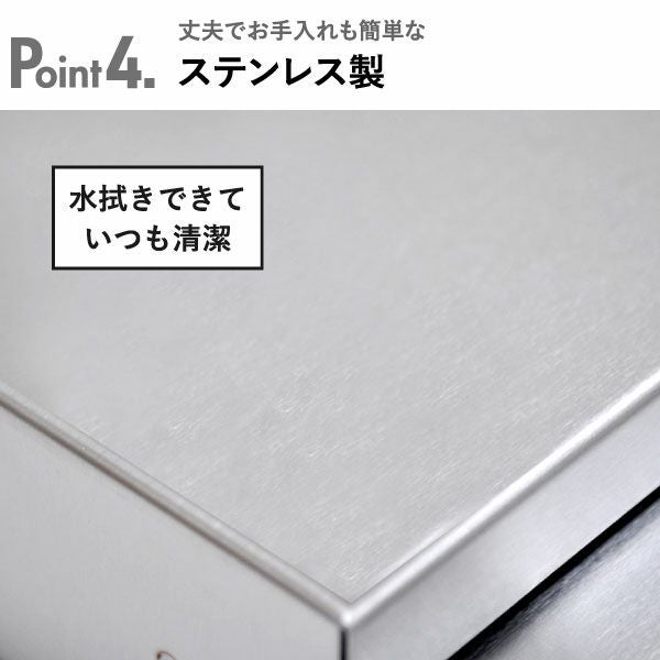 足立製作所 家電下で使うステンレススライドテーブル | キッチン雑貨・レンジ台