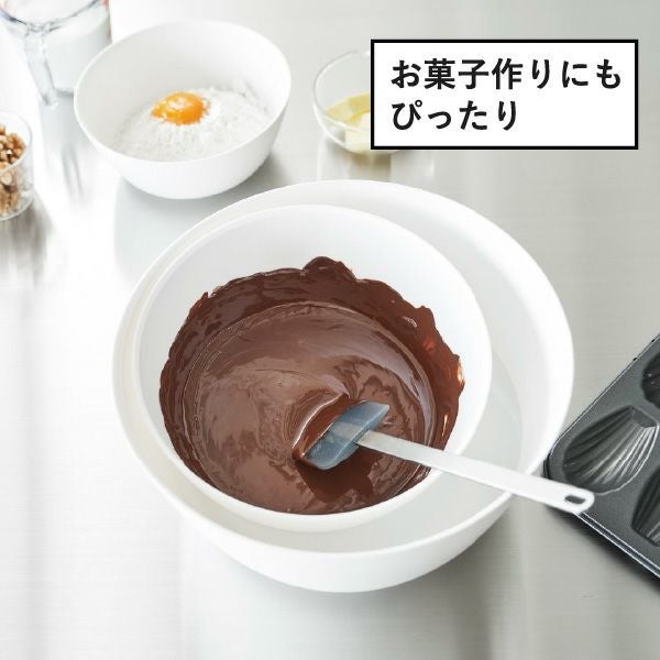 山崎実業 傾けて混ぜやすい調理ボウルセット タワー 電子レンジ対応 tower  | キッチン雑貨・タワーシリーズ