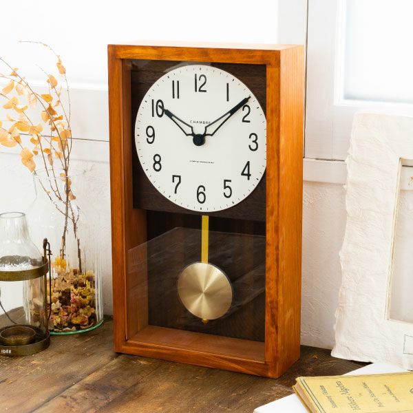 CHAMBRE HINOKI PENDULUM CLOCK シャンブル ヒノキ ペンデュラムクロック | インテリア雑貨・掛け時計
