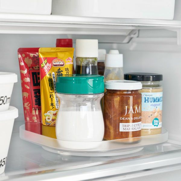 山崎実業 冷蔵庫中回転式トレー タワー スクエア tower | キッチン雑貨・タワーシリーズ