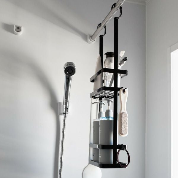 山崎実業 引っ掛けディスペンサースタンド タワー 2段 tower | バスグッズ・タワーシリーズ