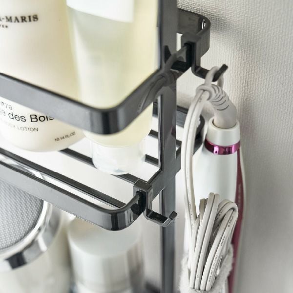 山崎実業 引っ掛けディスペンサースタンド タワー 2段 tower | バスグッズ・タワーシリーズ