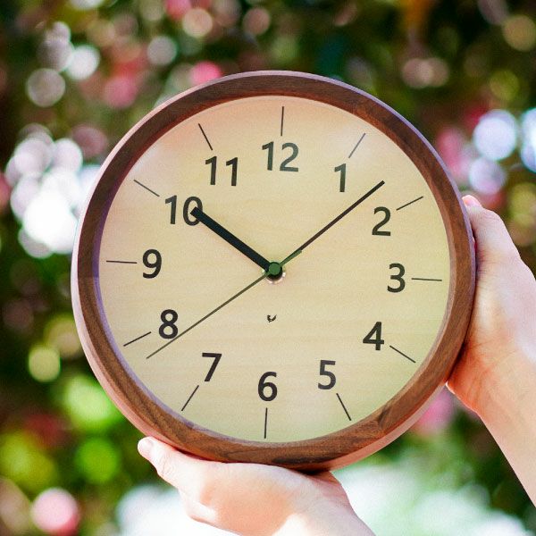 CHAMBRE シャンブル ちいさな木の実のかけ時計 | インテリア雑貨・掛け時計