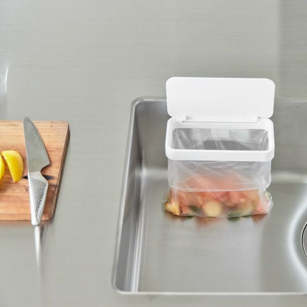 山崎実業 マグネット蓋付きポリ袋ホルダー タワー tower | キッチン雑貨・タワーシリーズ