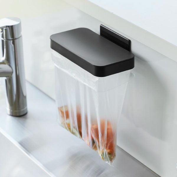 山崎実業 マグネット蓋付きポリ袋ホルダー タワー tower | キッチン雑貨・タワーシリーズ