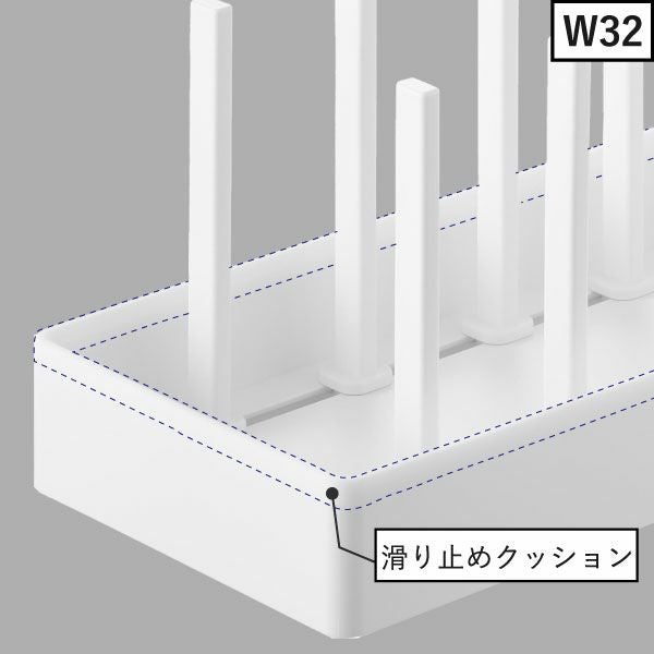 山崎実業 シンク下幅調節鍋蓋＆フライパン収納スタンド タワー tower | キッチン雑貨・タワーシリーズ