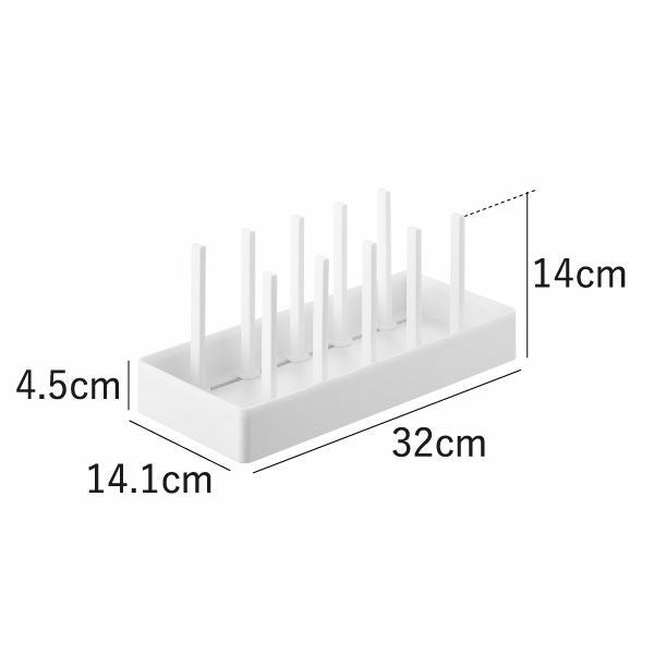 山崎実業 シンク下幅調節鍋蓋＆フライパン収納スタンド タワー tower | キッチン雑貨・タワーシリーズ