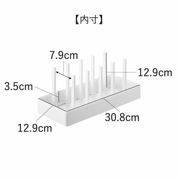 山崎実業 シンク下幅調節鍋蓋＆フライパン収納スタンド タワー tower | キッチン雑貨・タワーシリーズ