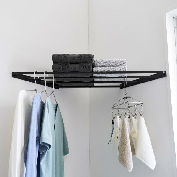 山崎実業 コーナーハンガーラック タワー 石こうボード壁対応 tower | インテリア雑貨・タワーシリーズ