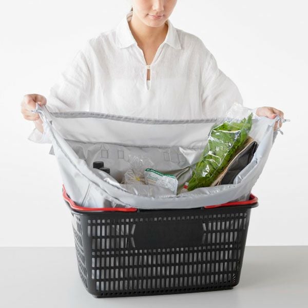 山崎実業 洗える持ち帰り寿司・ピザが入るレジかごかばん tower | インテリア雑貨・タワーシリーズ