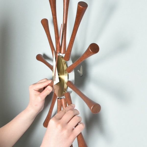 George Nelson ジョージネルソン スピンドル・クロック | インテリア雑貨・掛け時計