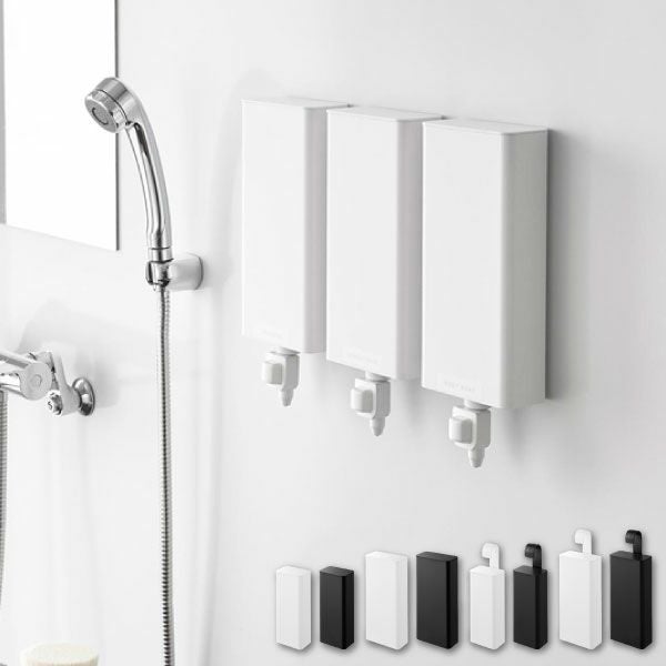 山崎実業 バスルーム詰め替えパウチディスペンサー収納ホルダー タワー tower | バスグッズ・タワーシリーズ