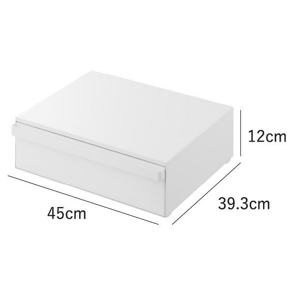 山崎実業 カセットコンロが入る家電下ラック タワー 1段 tower | キッチン雑貨・タワーシリーズ