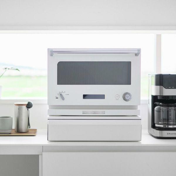 山崎実業 カセットコンロが入る家電下ラック タワー 1段 tower | キッチン雑貨・タワーシリーズ